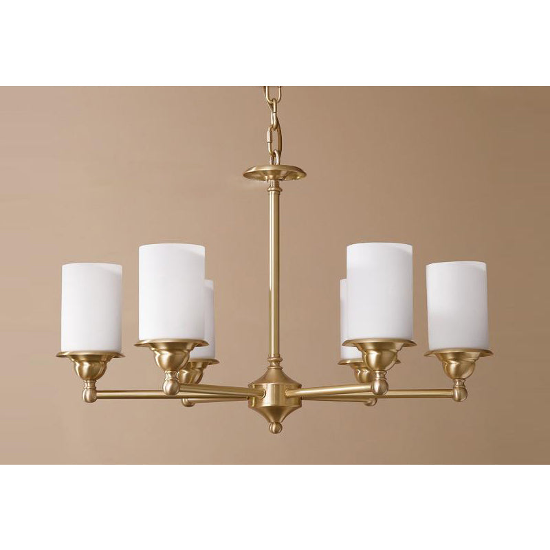 Idorara Messing Stoff Vintage Industrial Kronleuchter-Letslighting