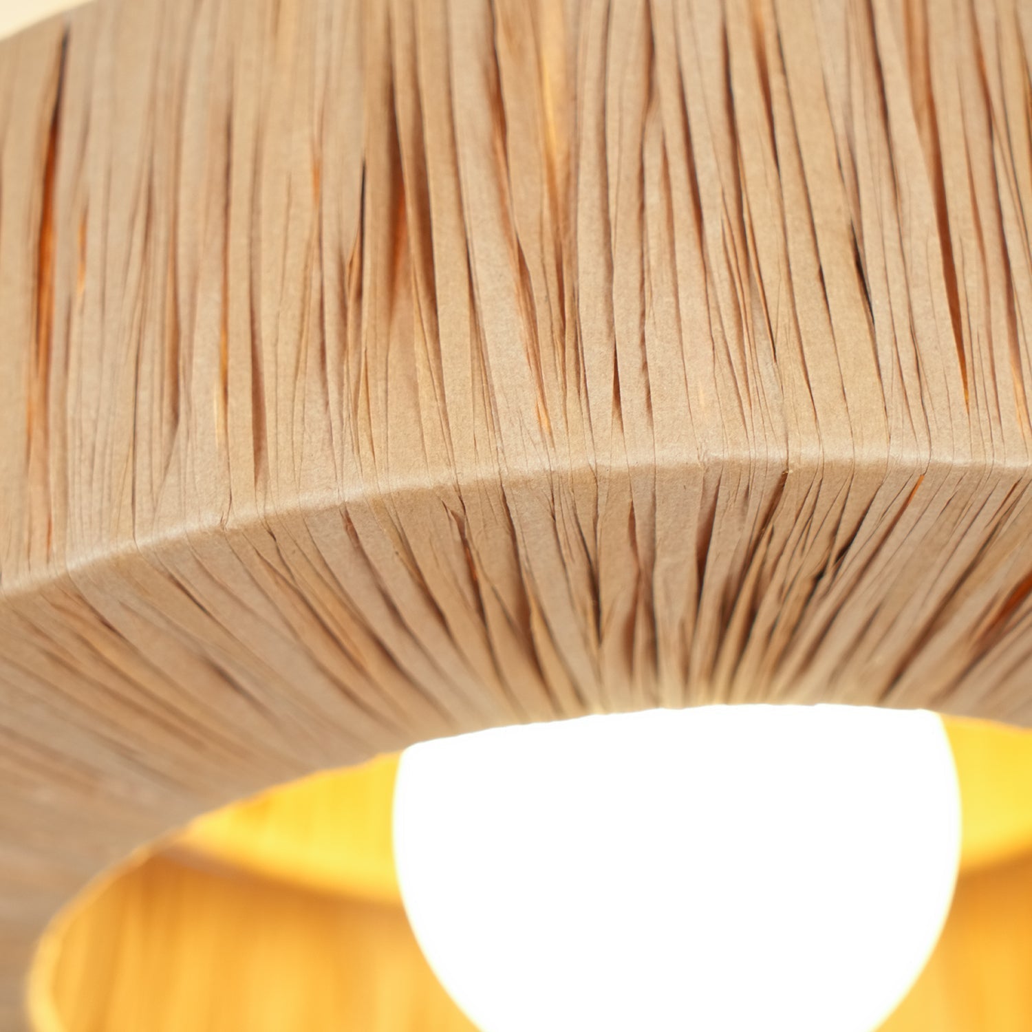 Ilthean Deckenleuchte aus natürlichem Stroh-Letslighting