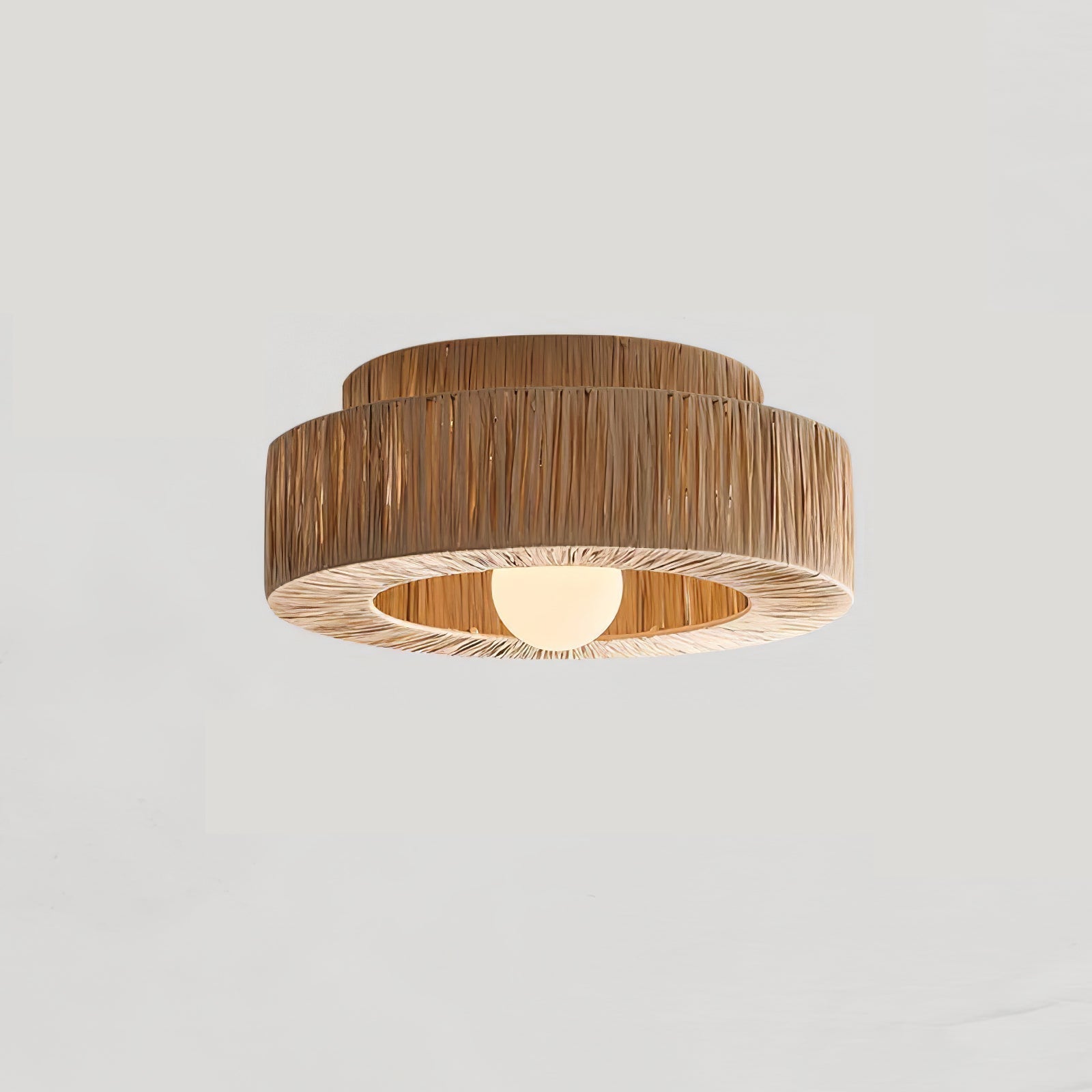 Ilthean Deckenleuchte aus natürlichem Stroh-Letslighting