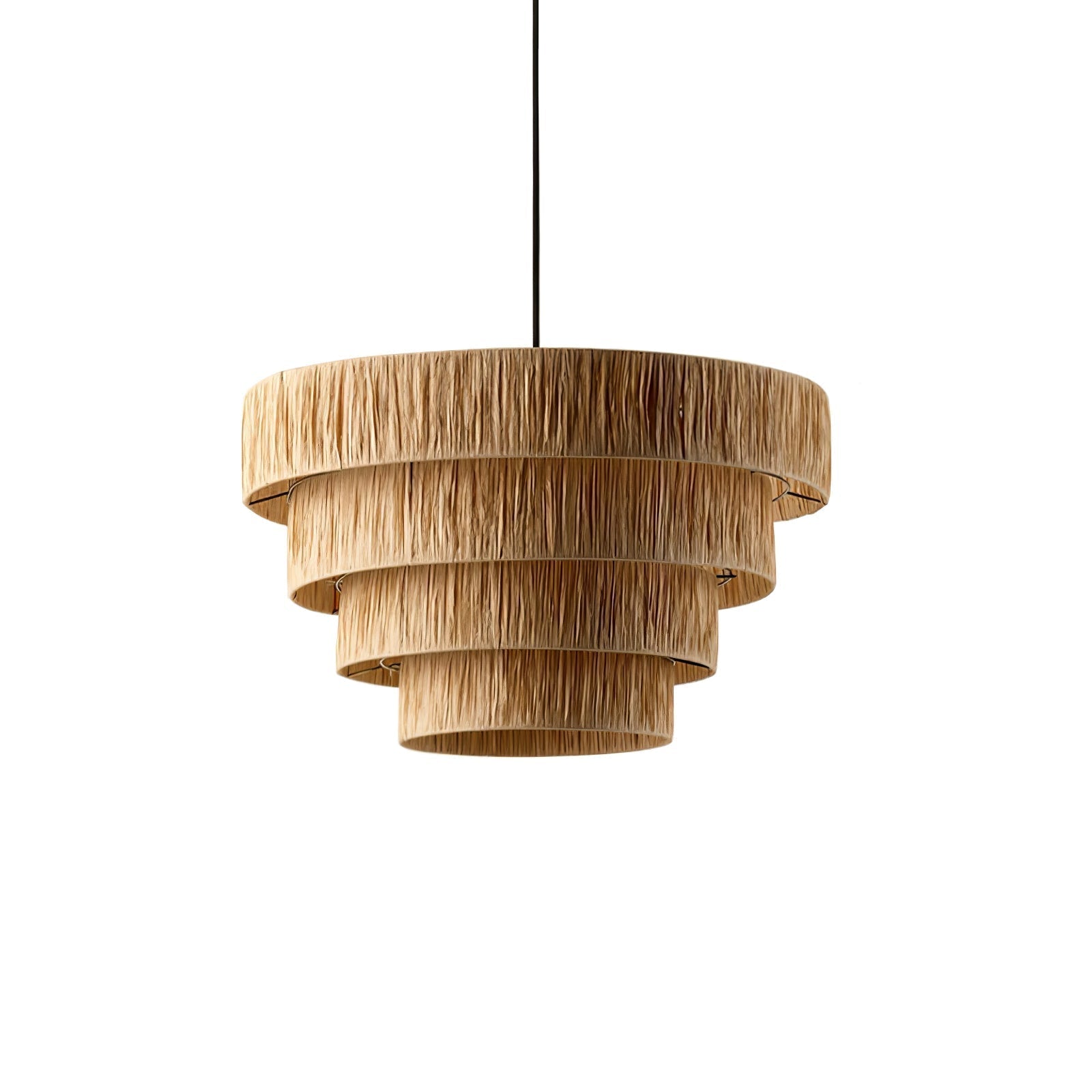 Thyra Stroh Traditionell Retro Pendelleuchte-Letslighting