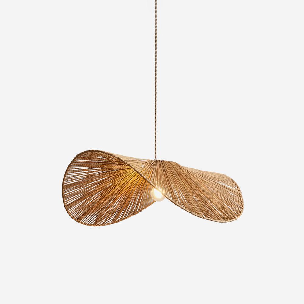 Solara Handgewebte Pendelleuchte aus Natürlichem Rattan-Letslighting