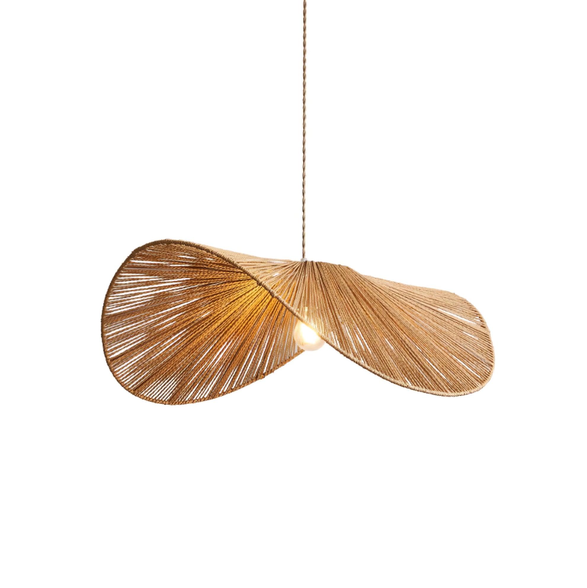 Solara Handgewebte Pendelleuchte aus Natürlichem Rattan-Letslighting