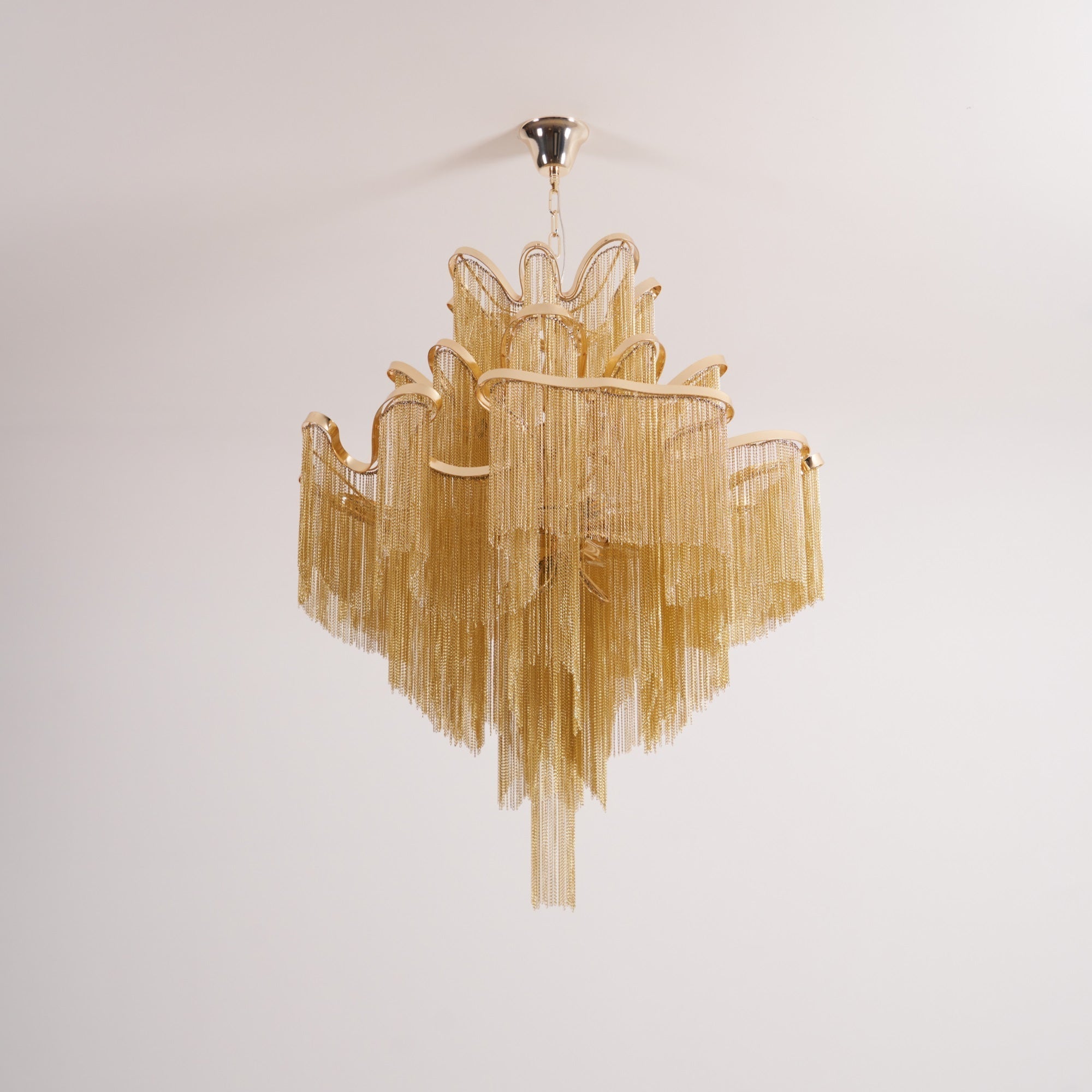 Lustra Pendant Lamp Stream Chain Nickel-Letslighting