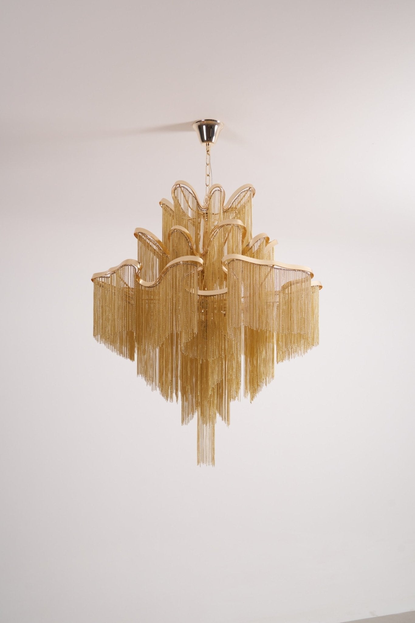 Lustra Pendant Lamp Stream Chain Nickel-Letslighting