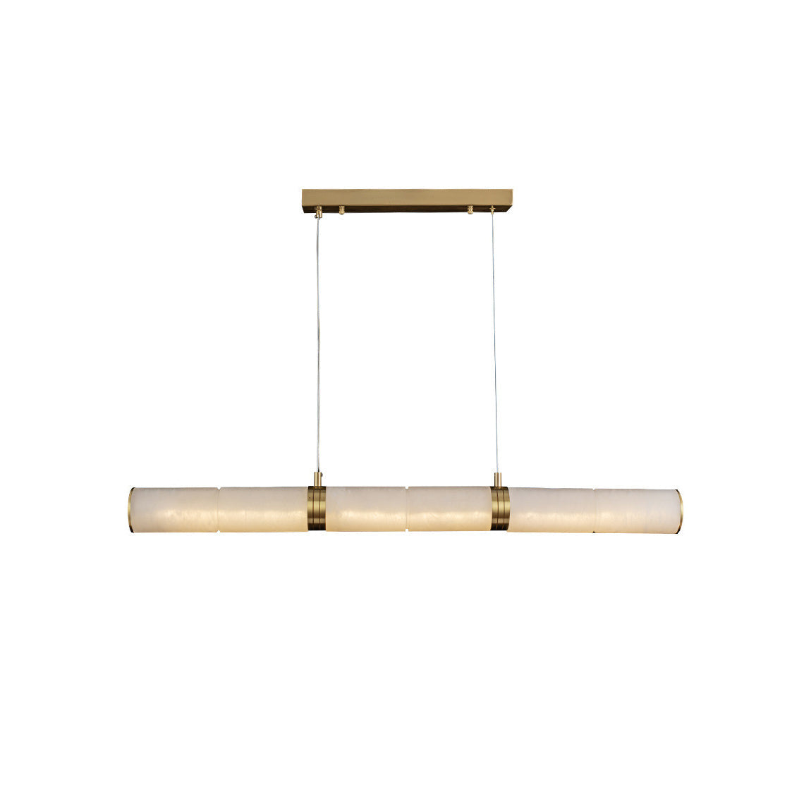 Stream Modern Minimalist Alabaster Pendant Light - Letslighting