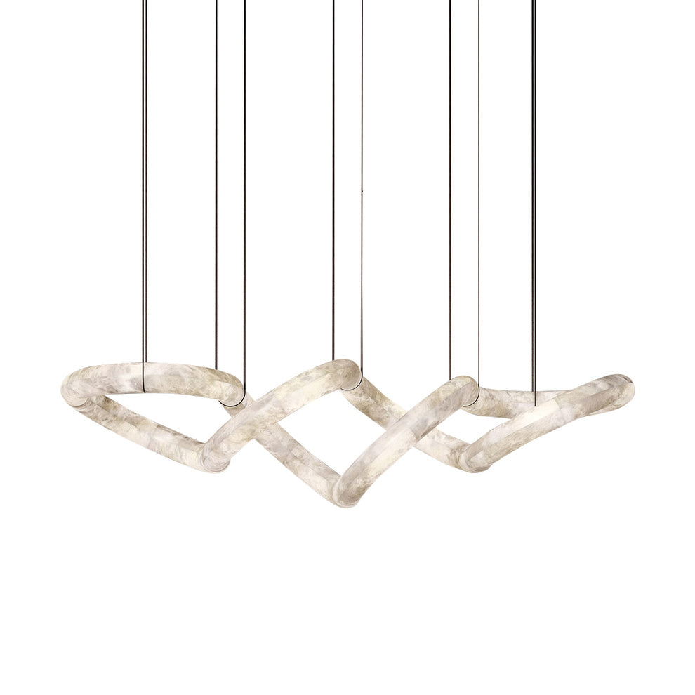Utalyra Curved Alabaster Pendant Light - Neutralighting