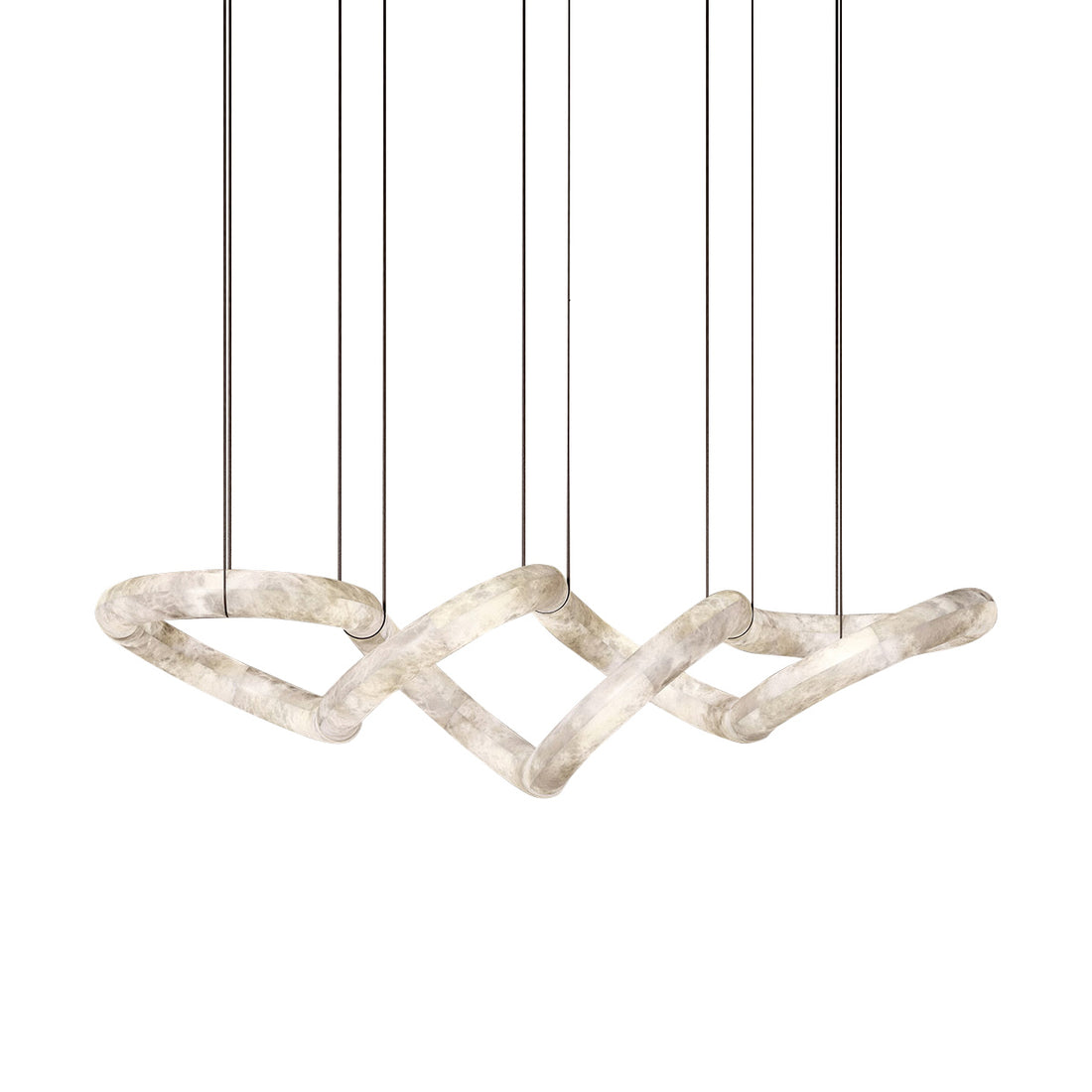 Utalyra Curved Alabaster Pendant Light - Neutralighting