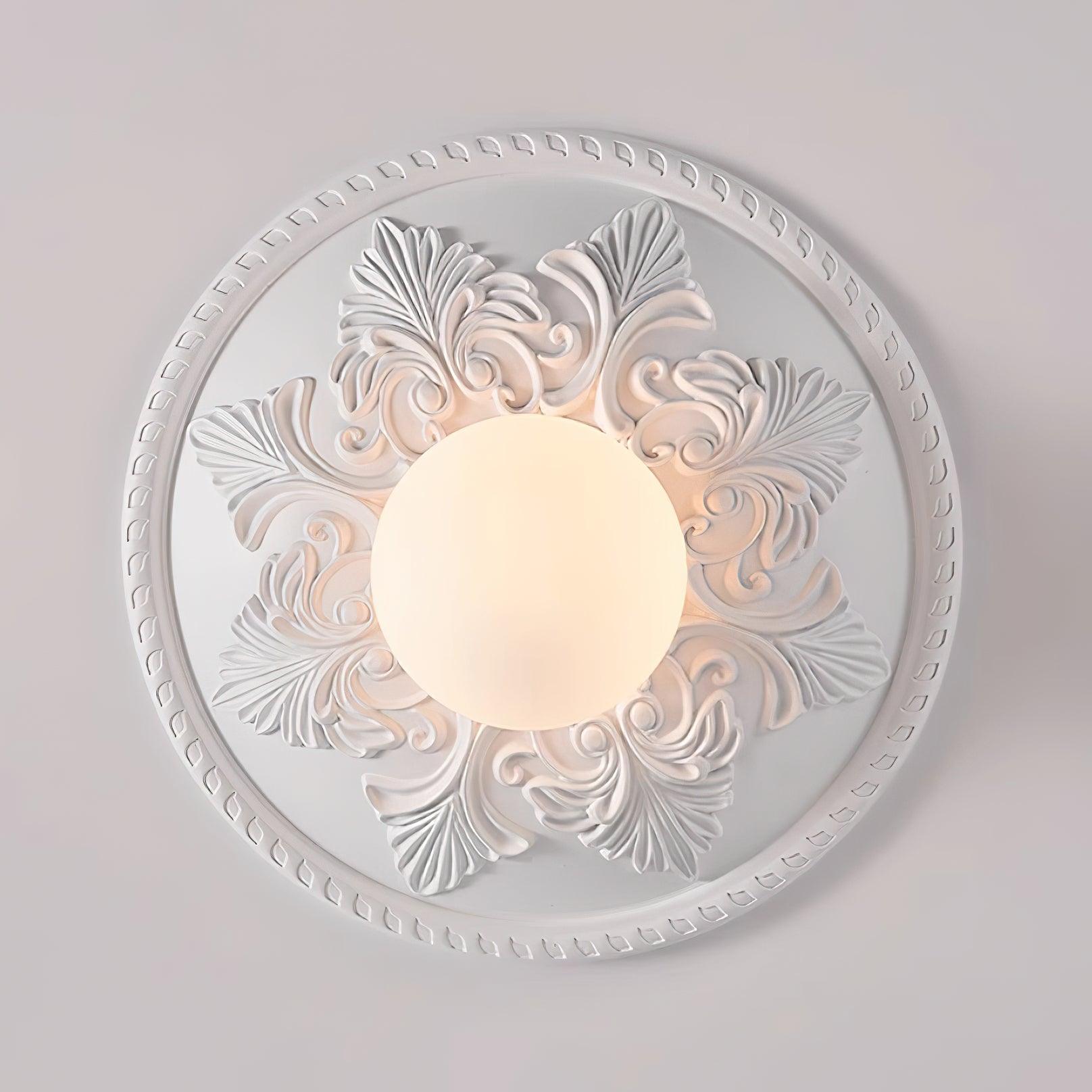 Deckenleuchte Harz Baldachin Glas Globus Klassisch Verziert-Letslighting