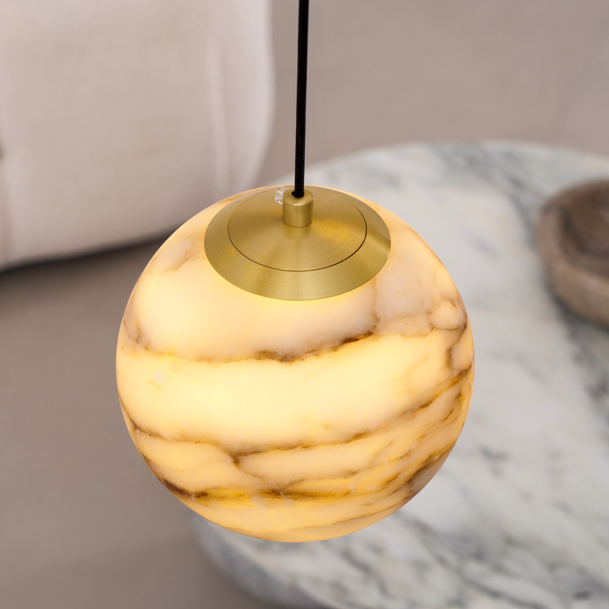 Arsorarae Modern Minimalist Cluster Alabaster Chandelier - Letslighting