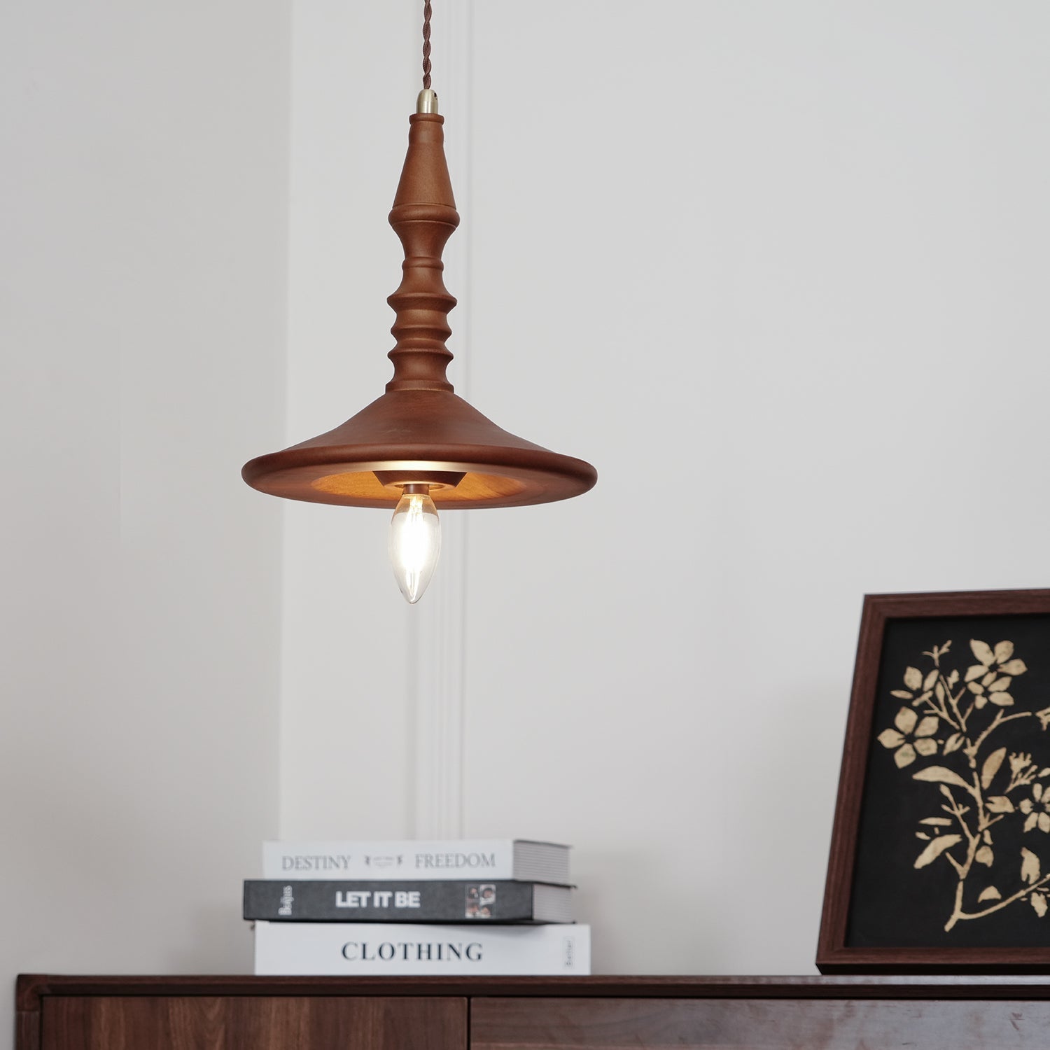 Tessira Holz Industrie Pendelleuchte-Letslighting
