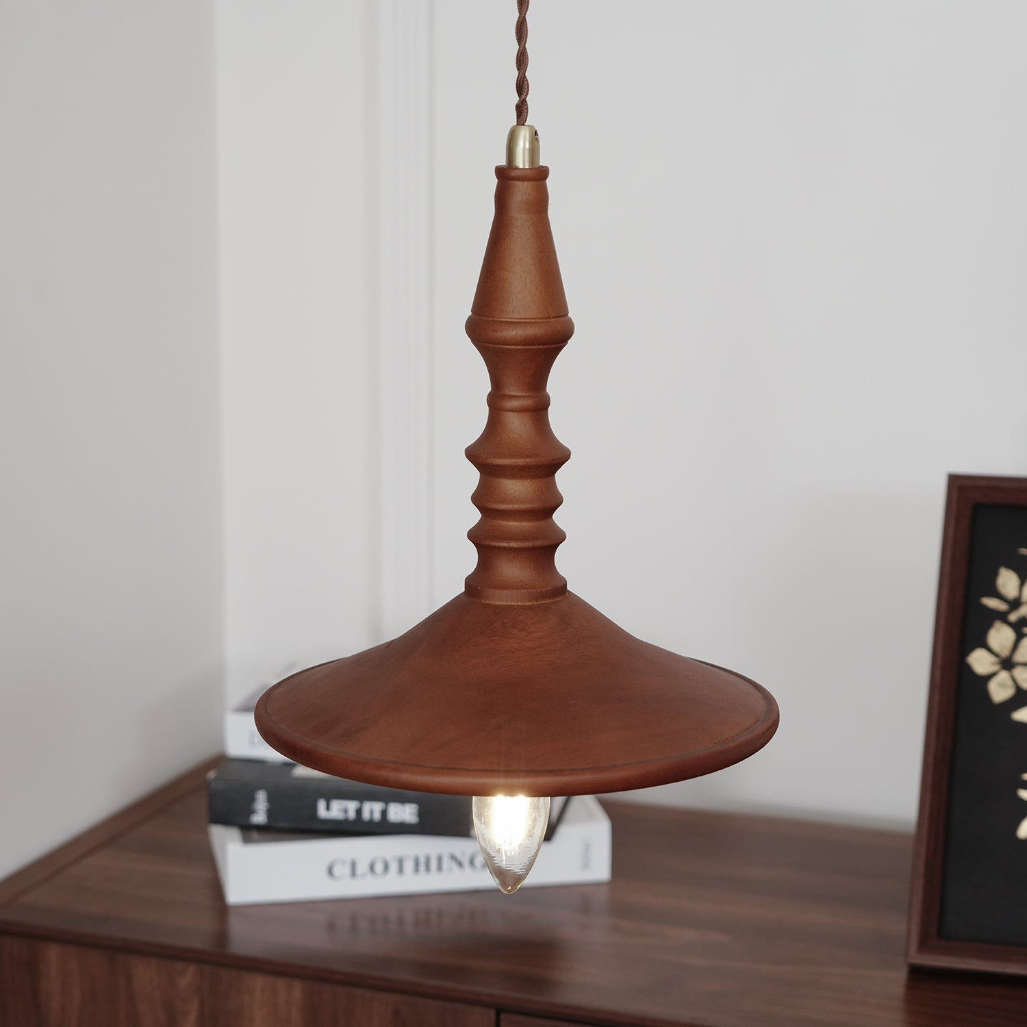 Tessira Holz Industrie Pendelleuchte-Letslighting