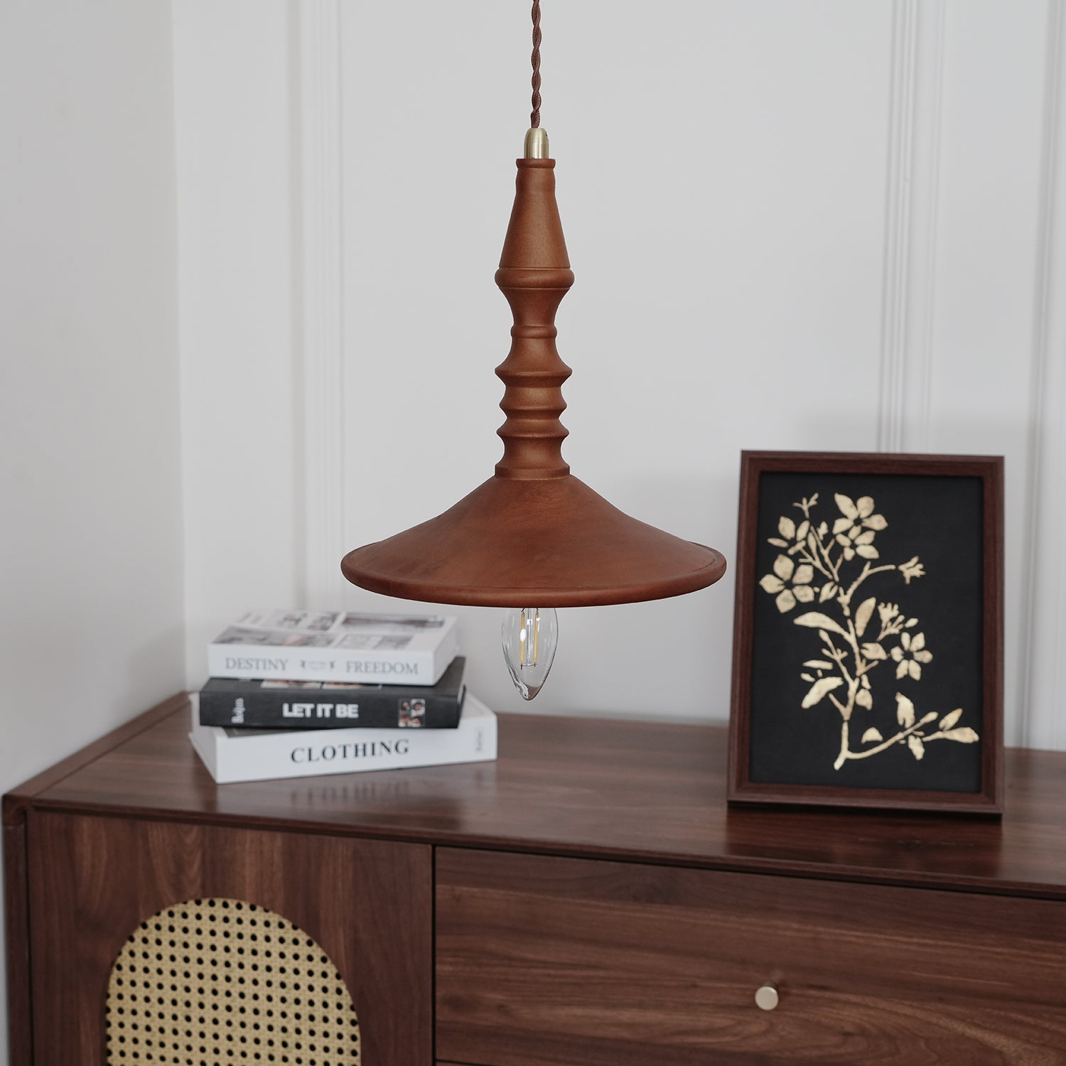 Tessira Holz Industrie Pendelleuchte-Letslighting