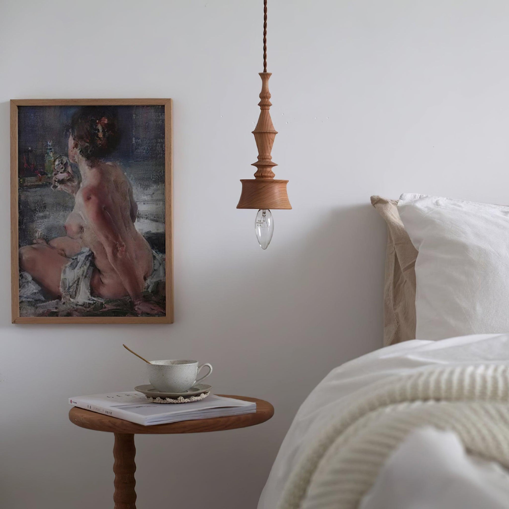 Tessira Holz Industrie Pendelleuchte-Letslighting