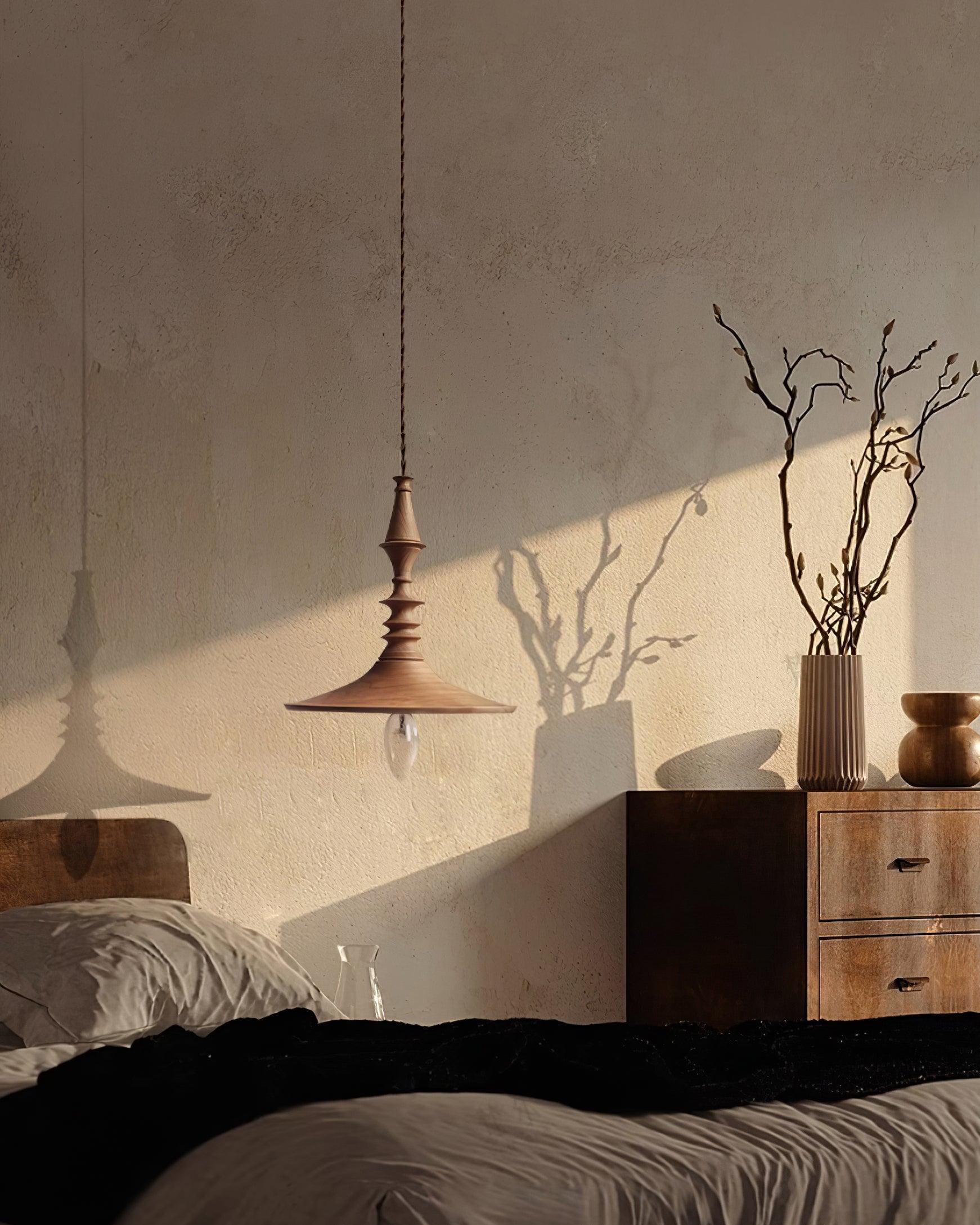 Tessira Holz Industrie Pendelleuchte-Letslighting