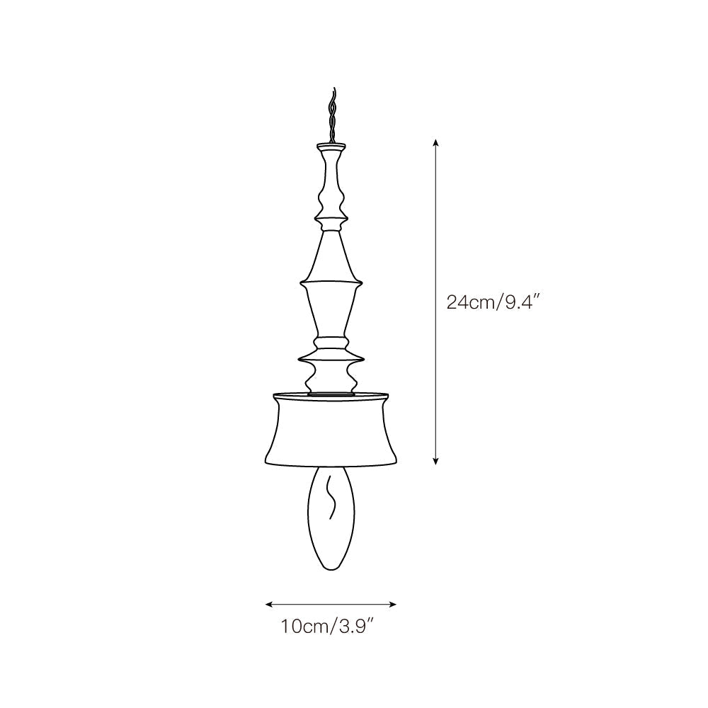 Iraeiel Vintage Minimalistisch Holz Pendelleuchte-Letslighting