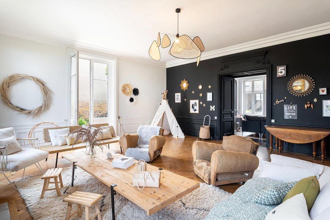 Lustra Kronleuchter Schirm Cannage Suspension Retro-Letslighting