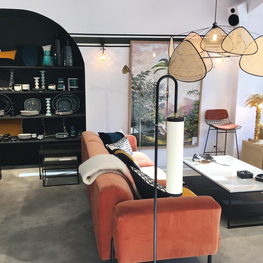 Lustra Kronleuchter Schirm Cannage Suspension Retro-Letslighting