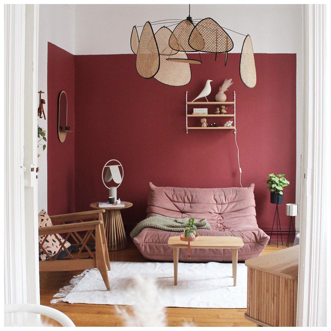 Lustra Kronleuchter Schirm Cannage Suspension Retro-Letslighting