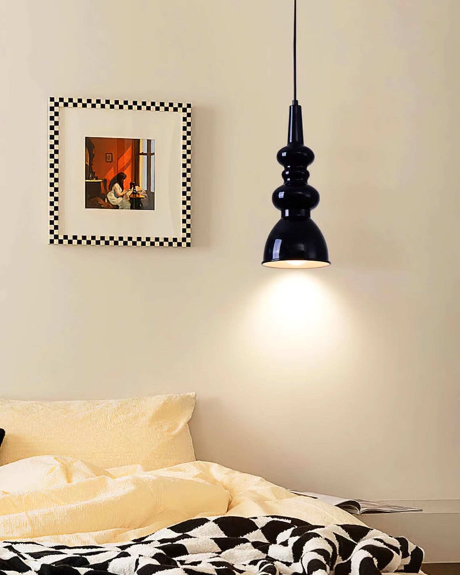 Aurvaror Nordic Art Noir Pendelleuchte-Letslighting