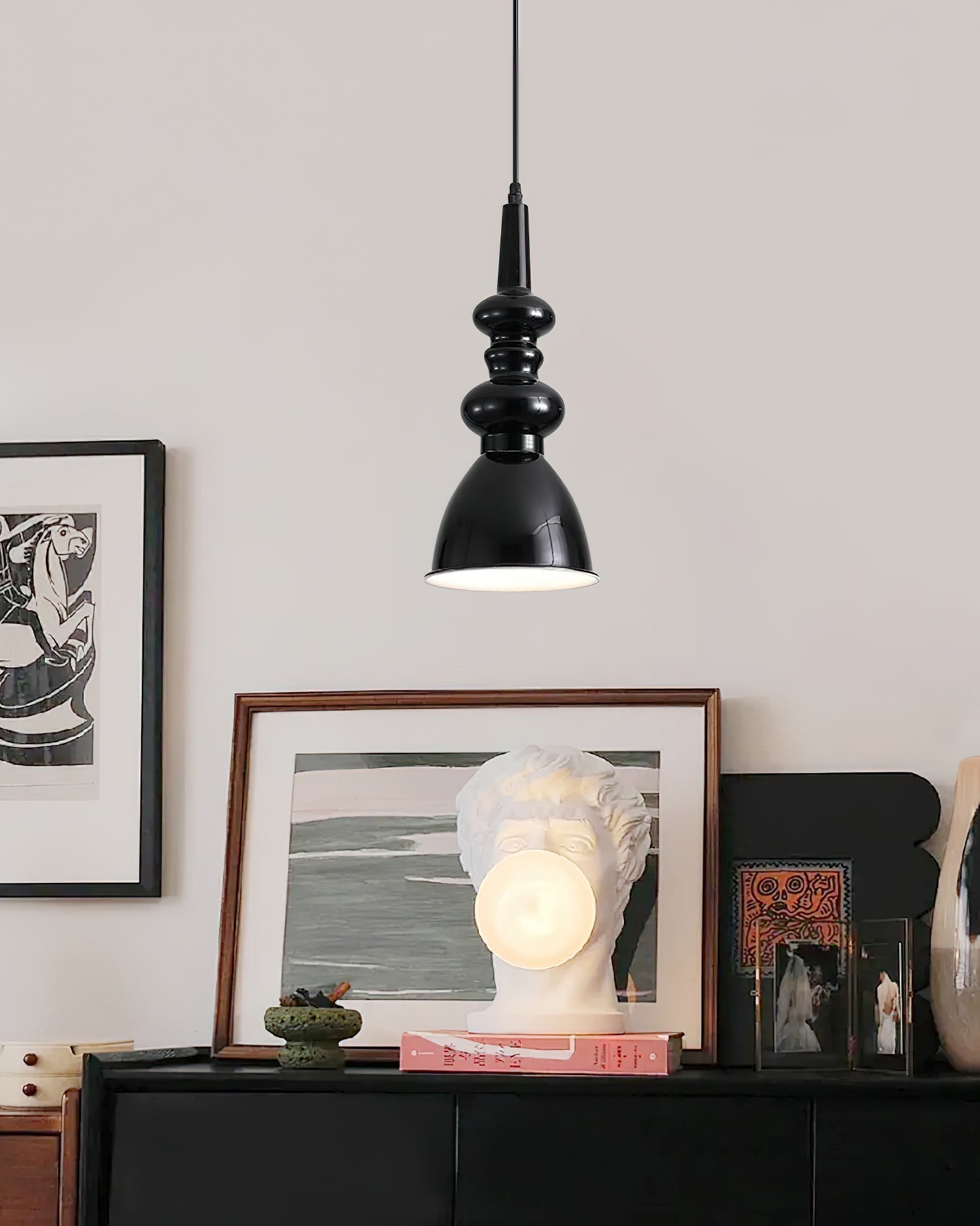 Aurvaror Nordic Art Noir Pendelleuchte-Letslighting