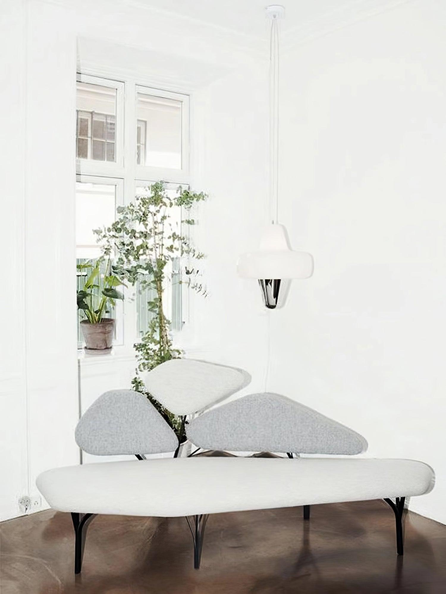 Nuvia Minimalistische Pendelleuchte aus Glas-Letslighting