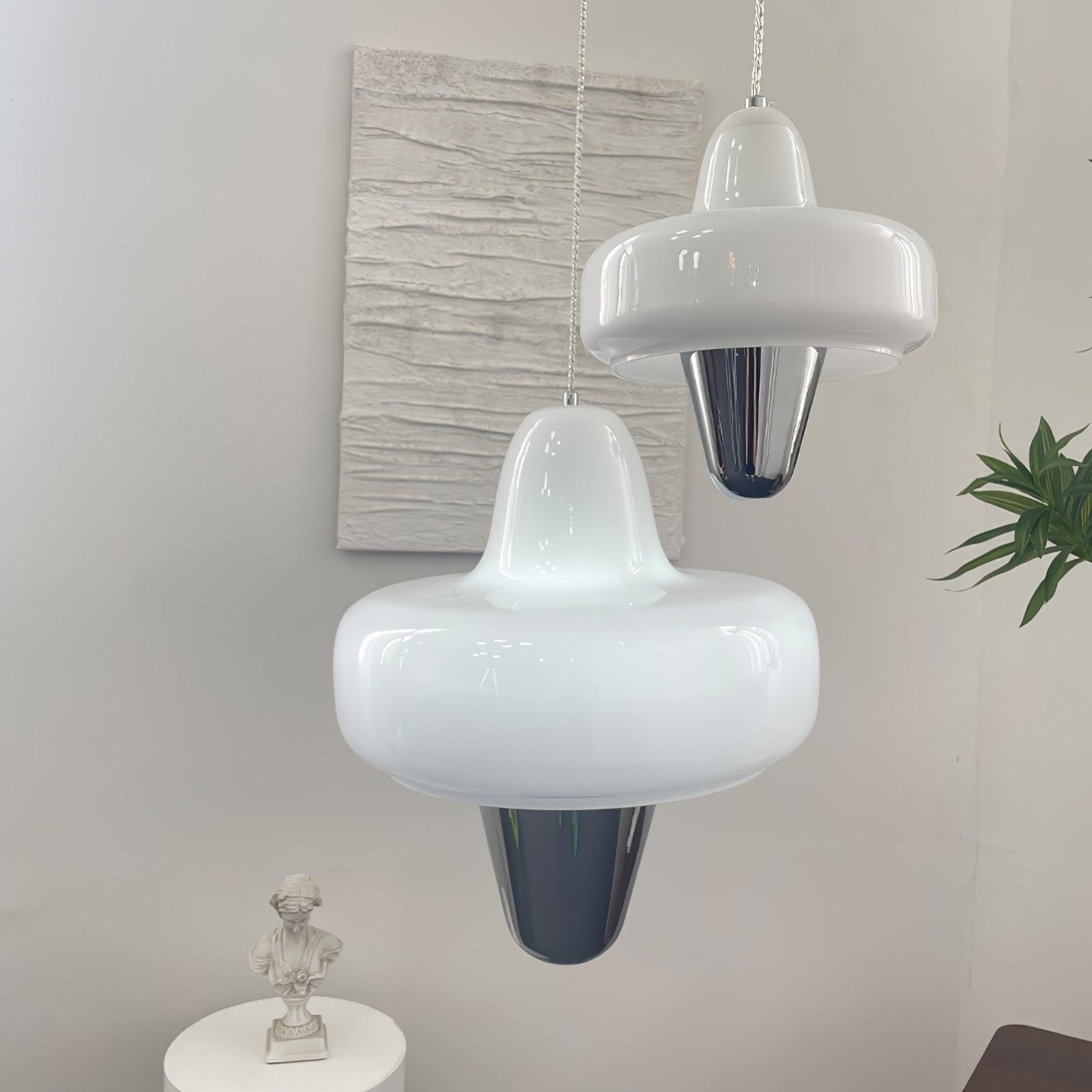 Nuvia Minimalistische Pendelleuchte aus Glas-Letslighting