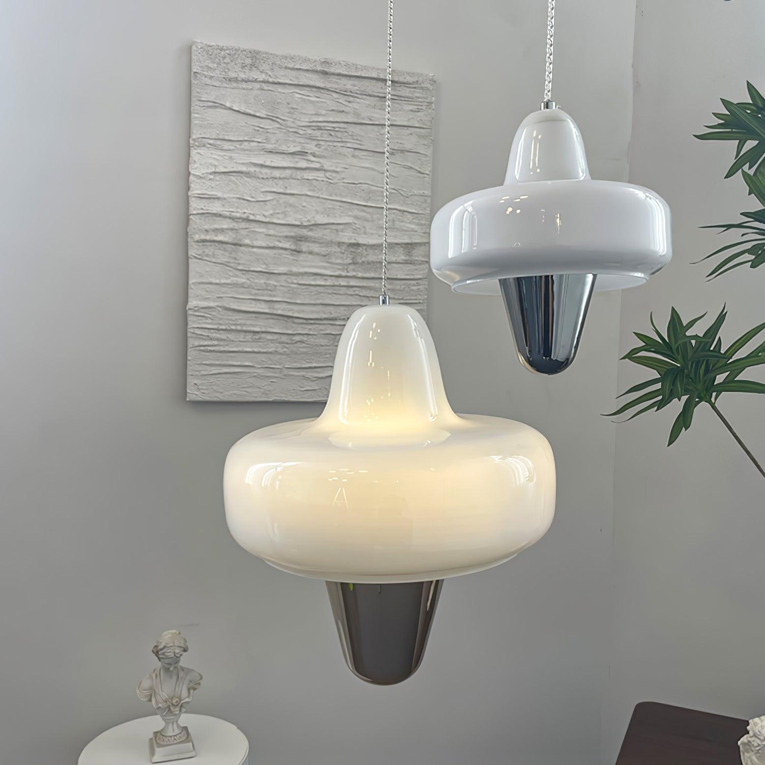 Nuvia Minimalistische Pendelleuchte aus Glas-Letslighting