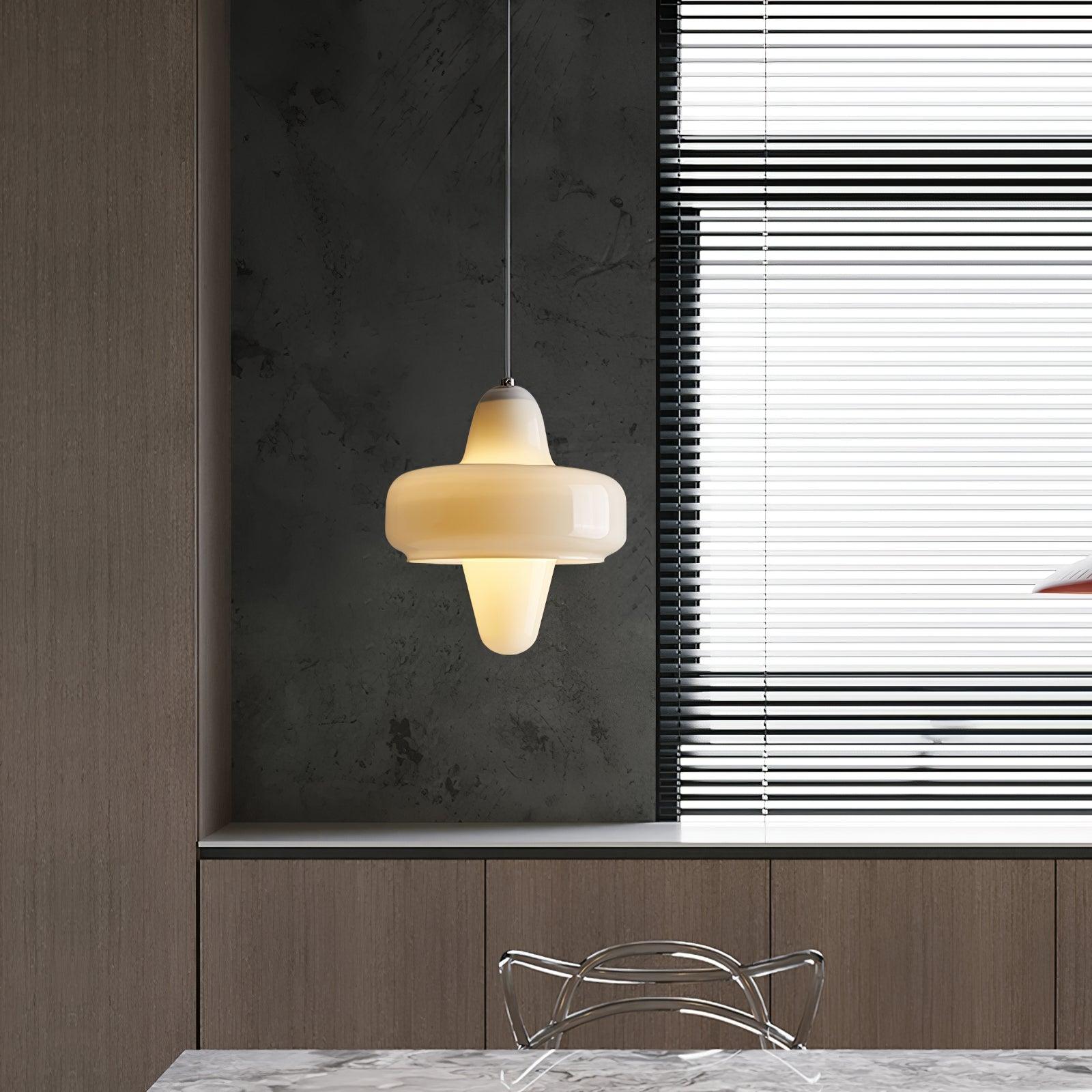 Nuvia Minimalistische Pendelleuchte aus Glas-Letslighting