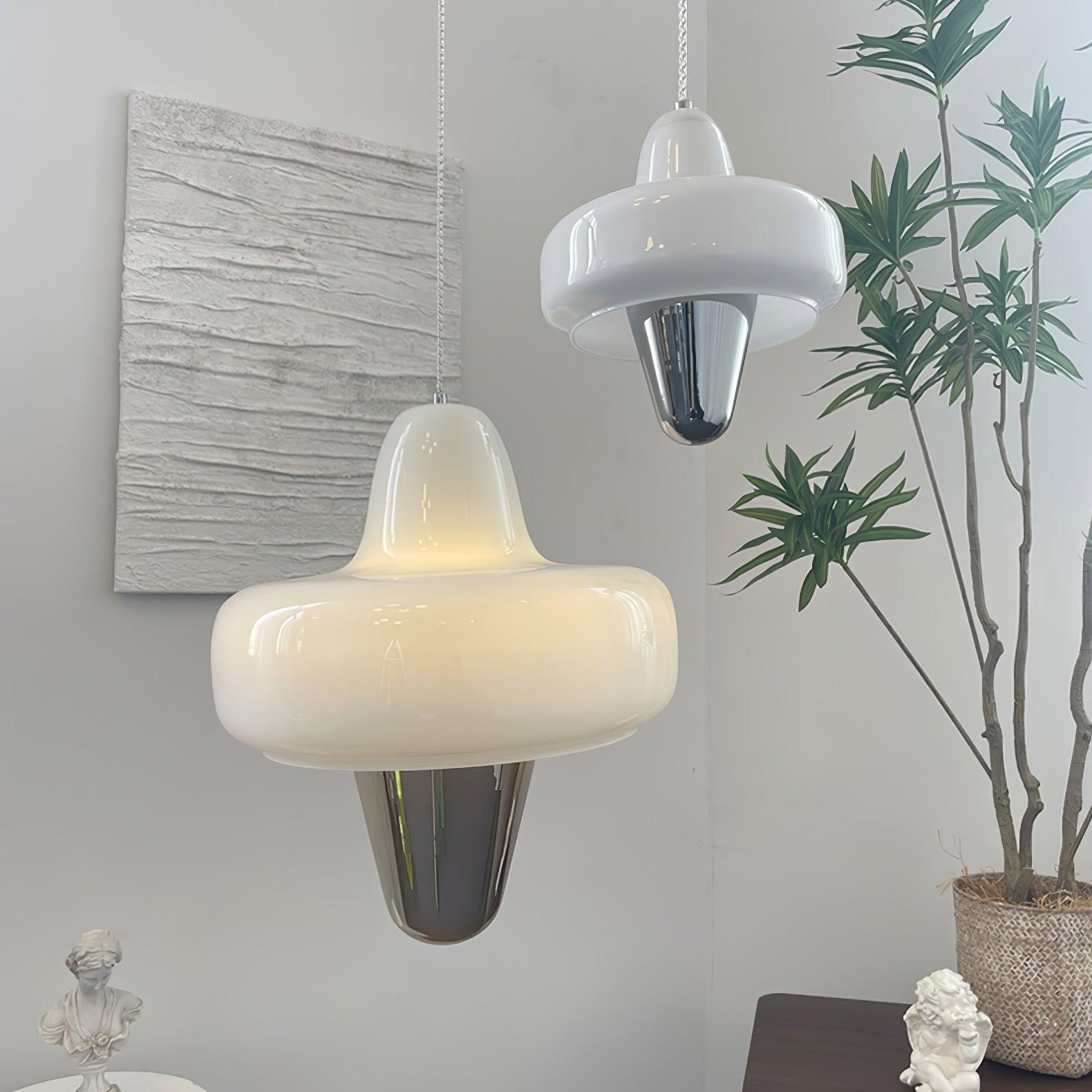 Nuvia Minimalistische Pendelleuchte aus Glas-Letslighting