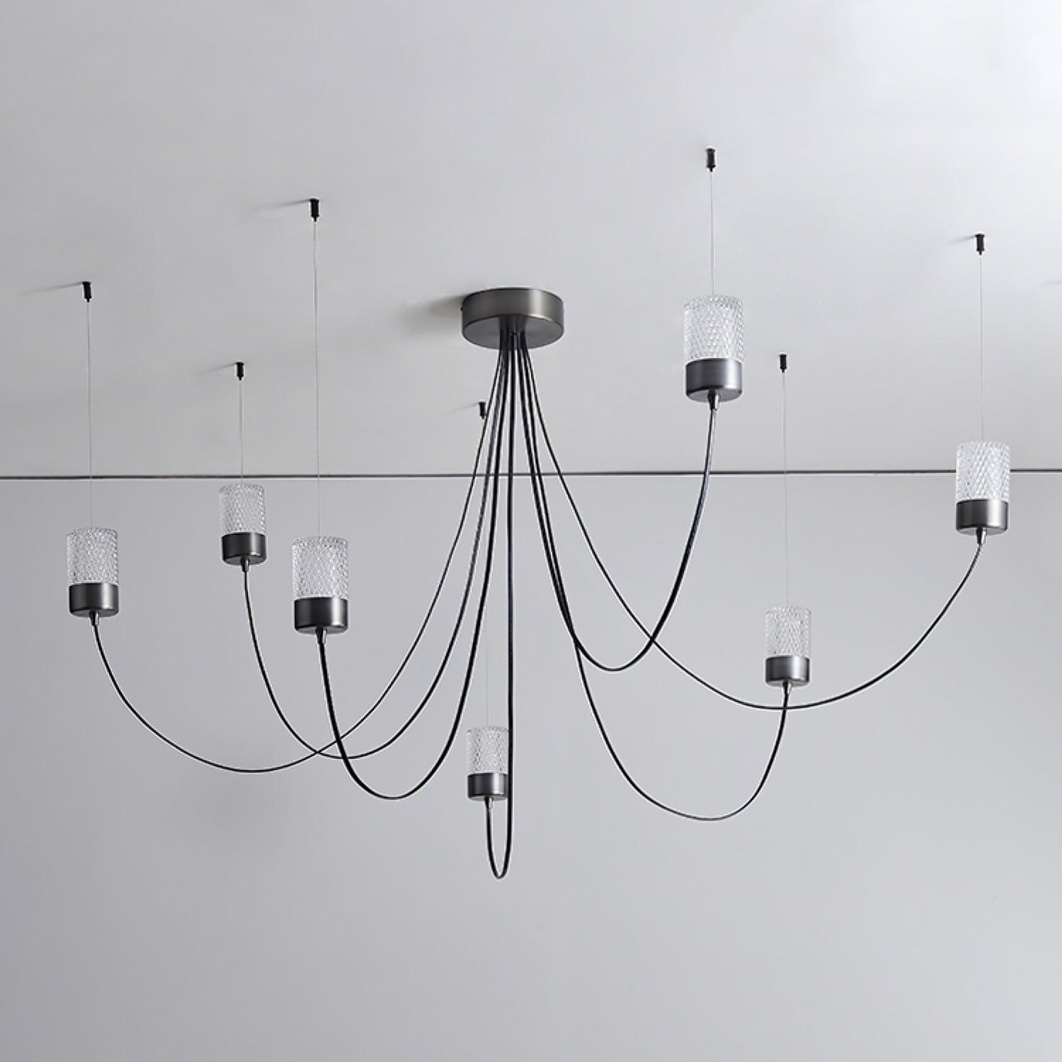 Lustra Kronleuchter Schwingende Eleganz Glas-Letslighting