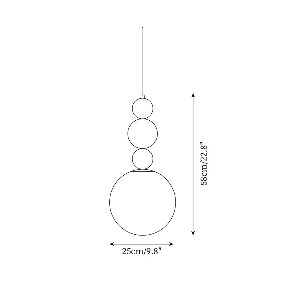 Candy Runde Kugel Pendelleuchte Modern-Letslighting