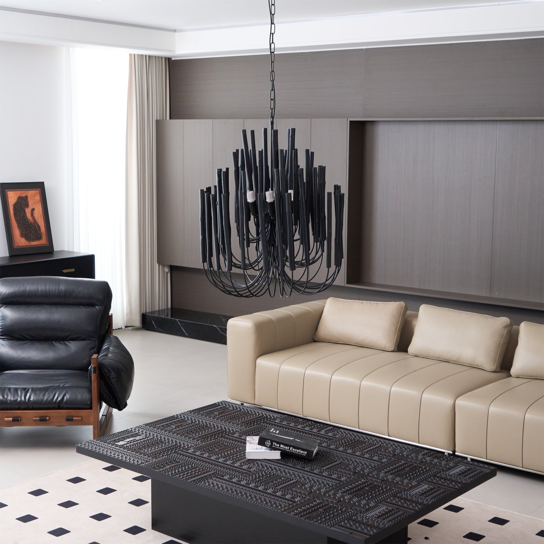 Nyphaiel Postmodern Luxus Holz Kronleuchter-Letslighting