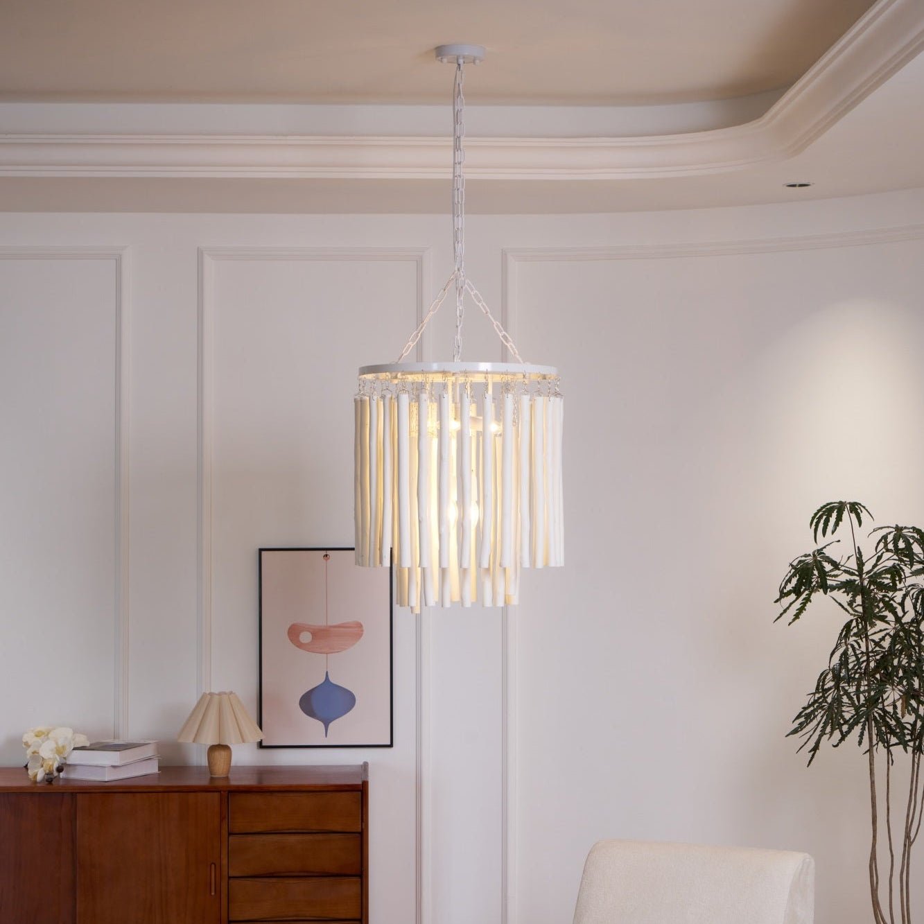 Nyphaiel Postmodern Luxus Holz Kronleuchter-Letslighting