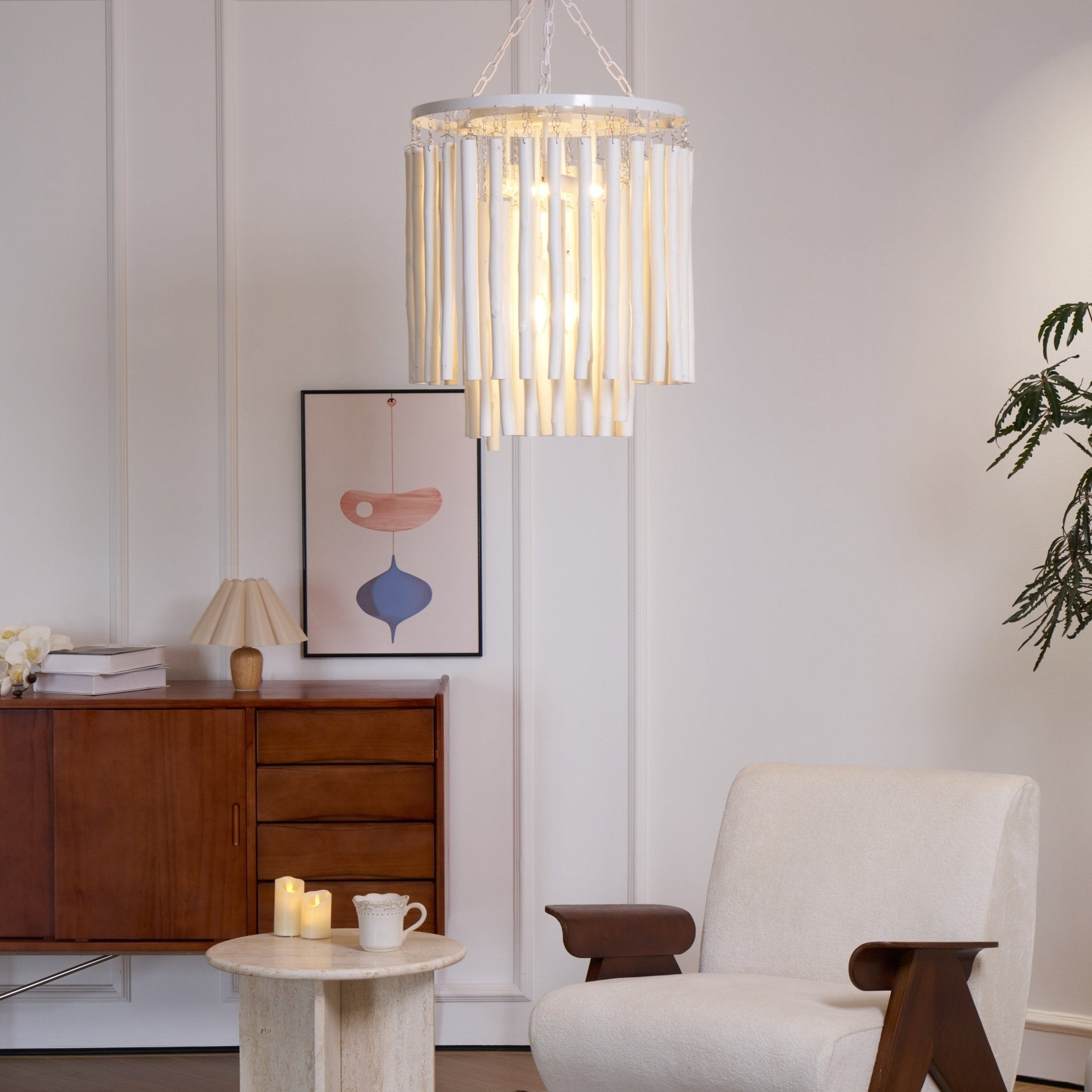 Nyphaiel Postmodern Luxus Holz Kronleuchter-Letslighting