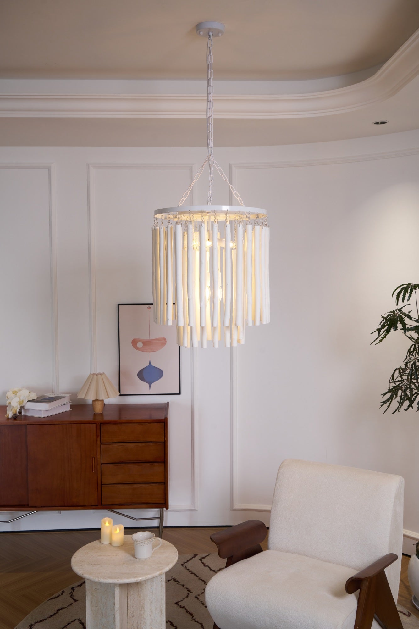 Nyphaiel Postmodern Luxus Holz Kronleuchter-Letslighting
