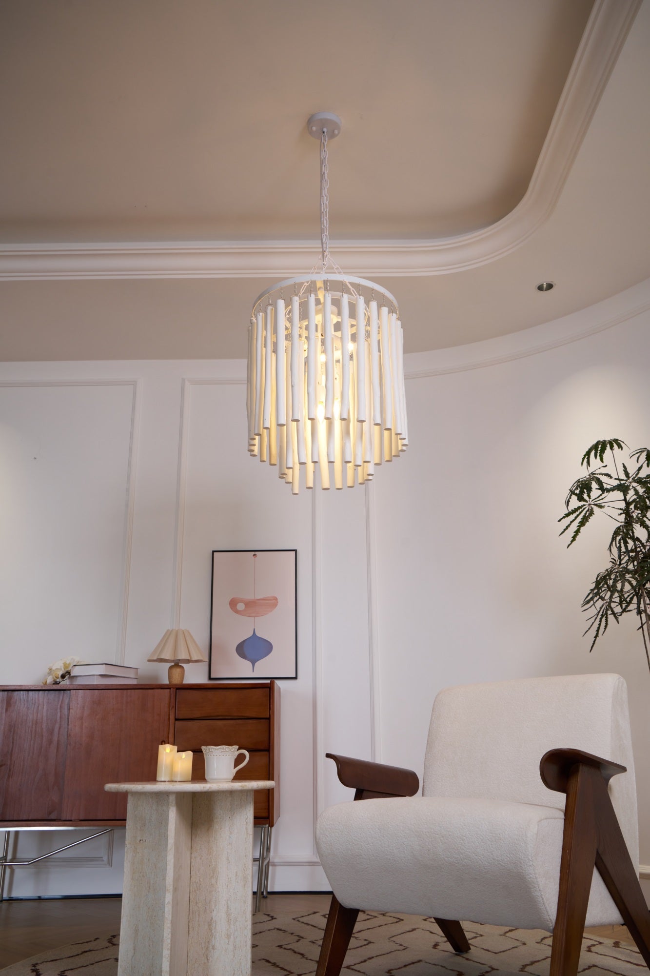 Nyphaiel Postmodern Luxus Holz Kronleuchter-Letslighting