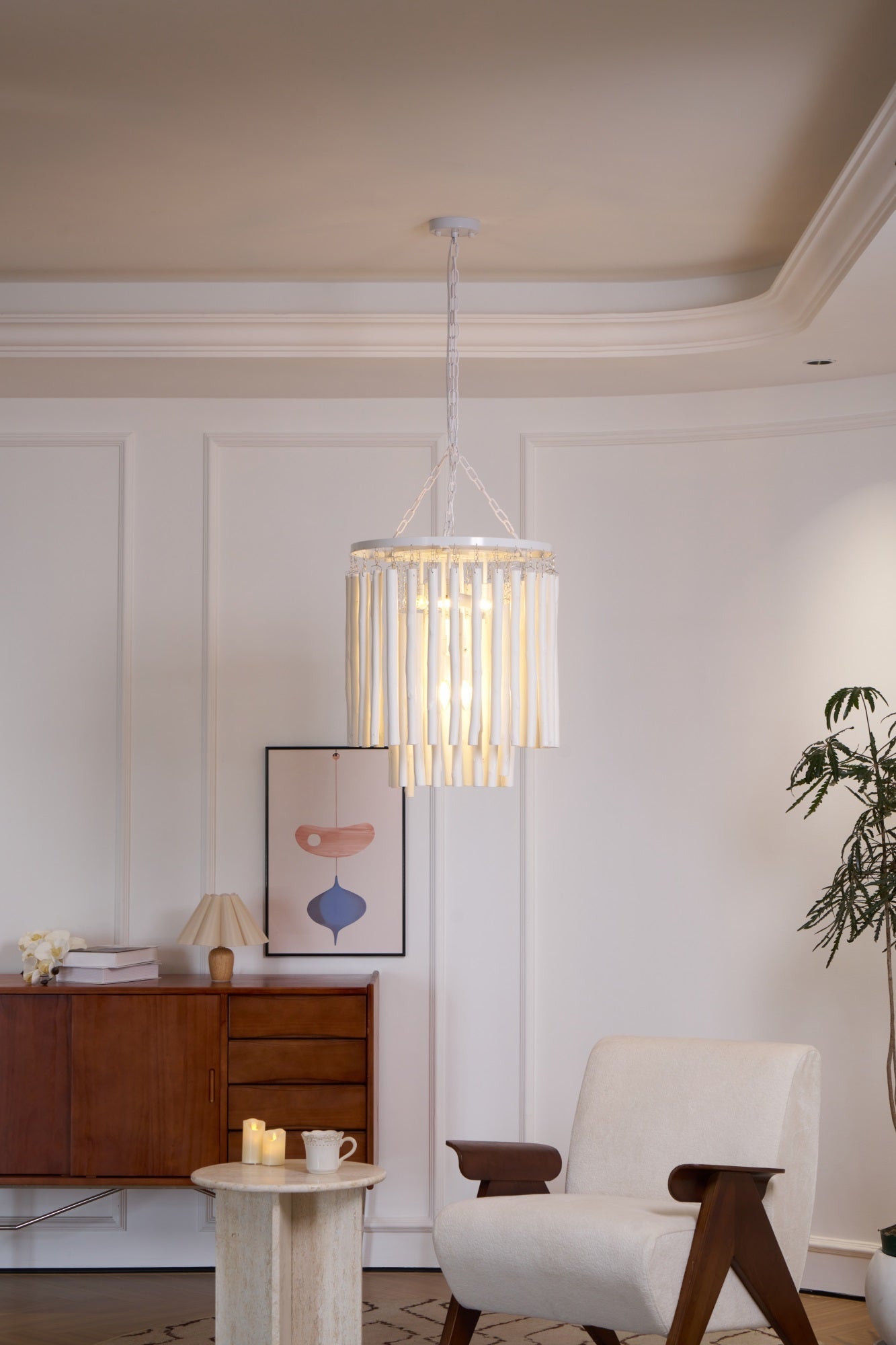 Nyphaiel Postmodern Luxus Holz Kronleuchter-Letslighting