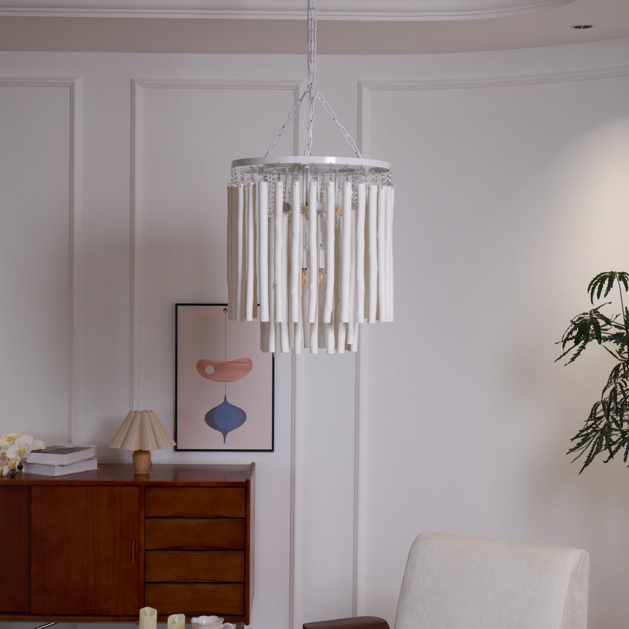 Nyphaiel Postmodern Luxus Holz Kronleuchter-Letslighting