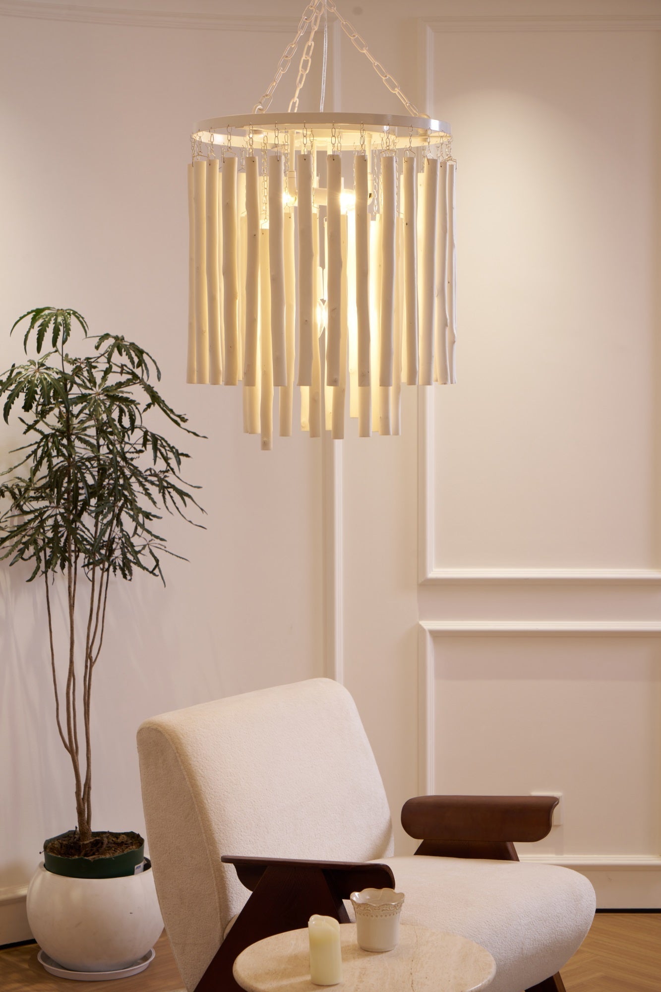 Nyphaiel Postmodern Luxus Holz Kronleuchter-Letslighting
