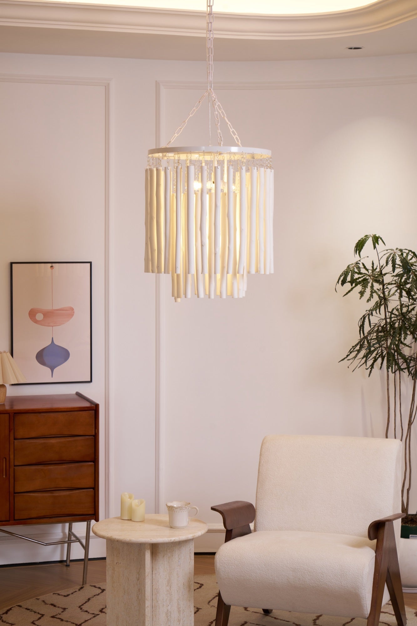 Nyphaiel Postmodern Luxus Holz Kronleuchter-Letslighting