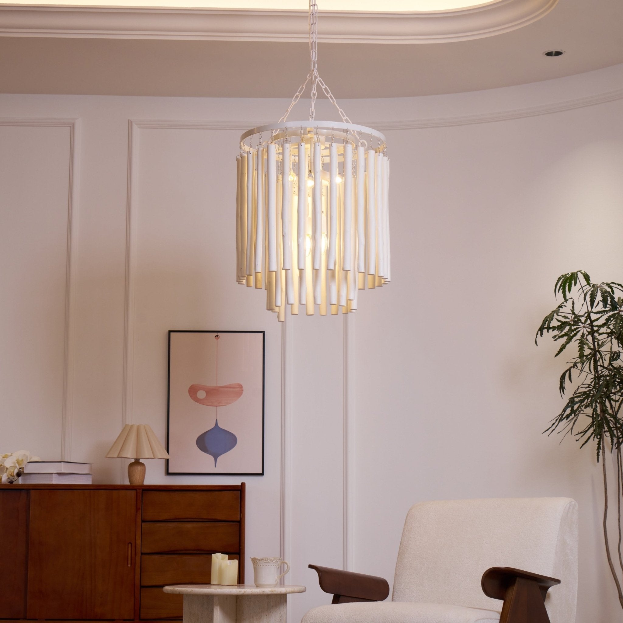 Nyphaiel Postmodern Luxus Holz Kronleuchter-Letslighting