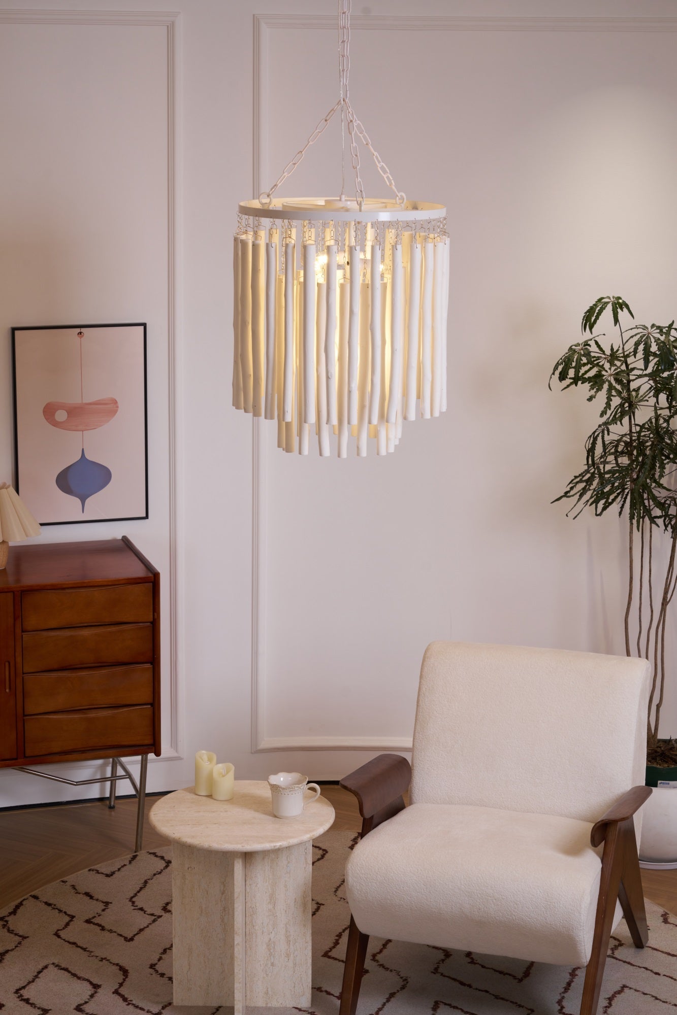Nyphaiel Postmodern Luxus Holz Kronleuchter-Letslighting