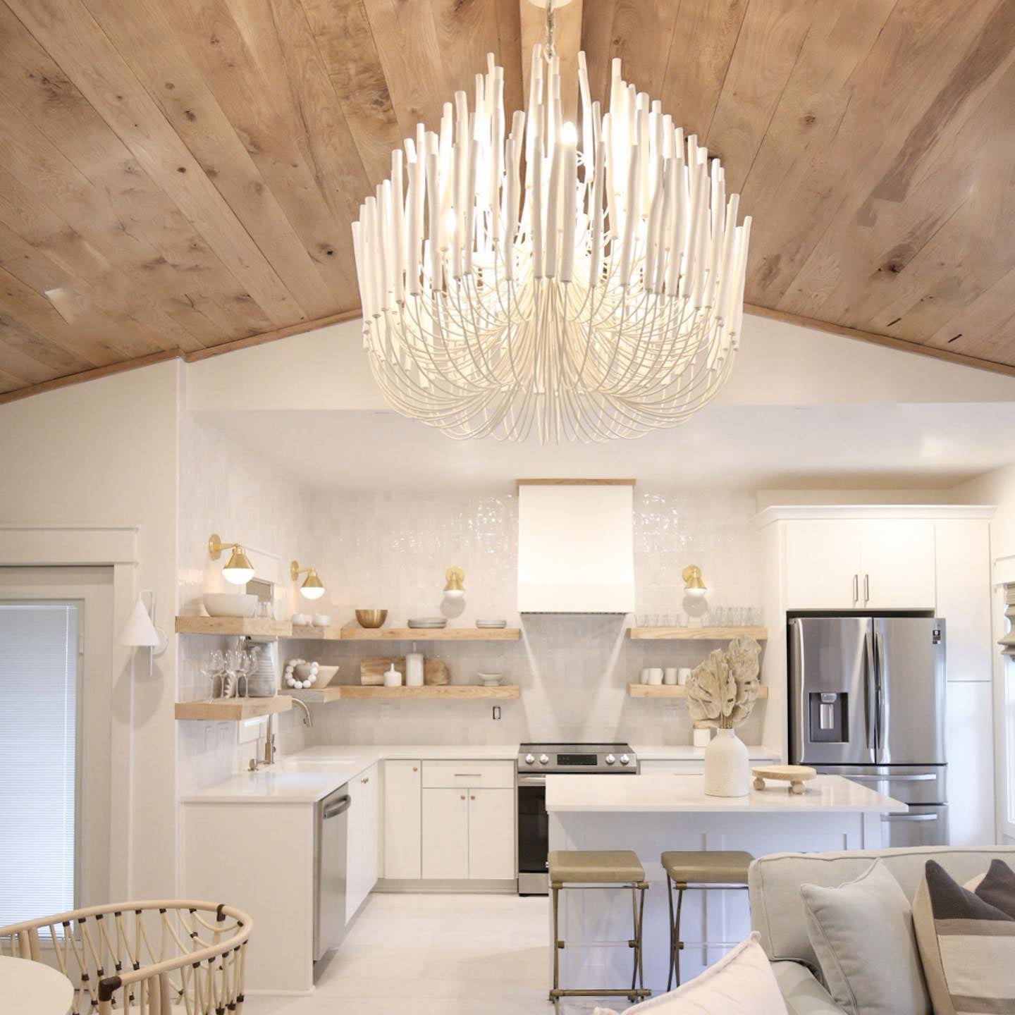 Nyphaiel Postmodern Luxus Holz Kronleuchter-Letslighting