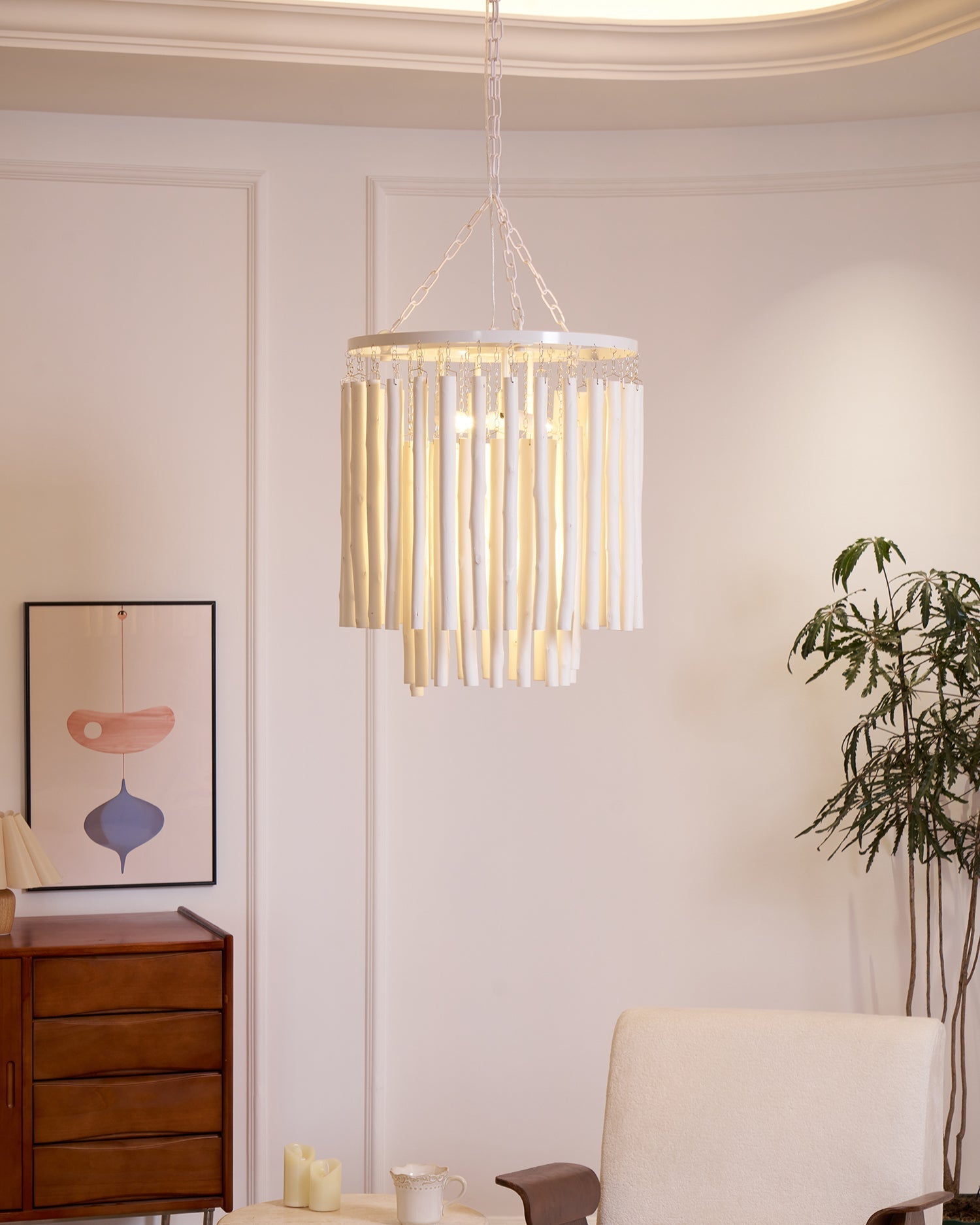 Nyphaiel Postmodern Luxus Holz Kronleuchter-Letslighting