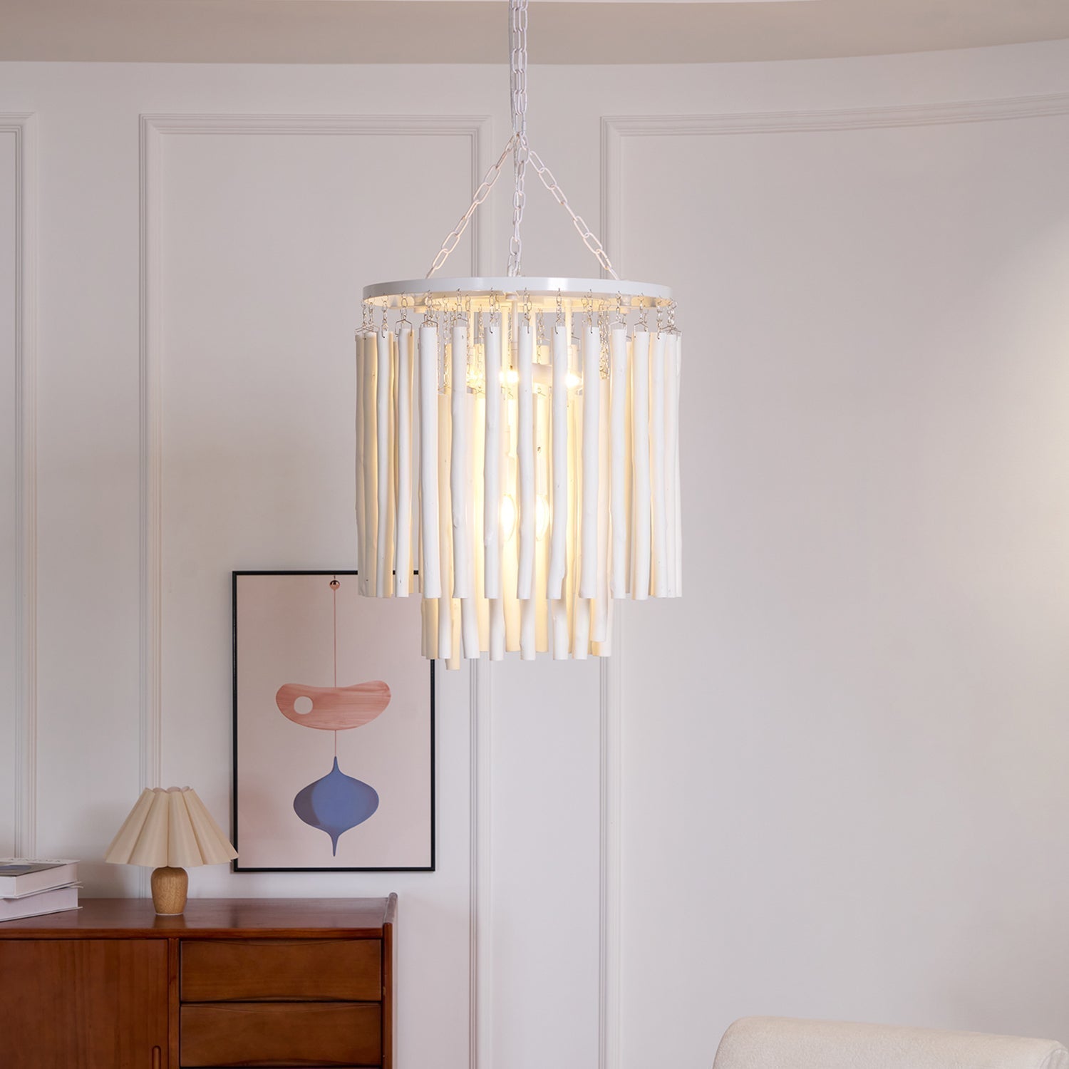 Nyphaiel Postmodern Luxus Holz Kronleuchter-Letslighting