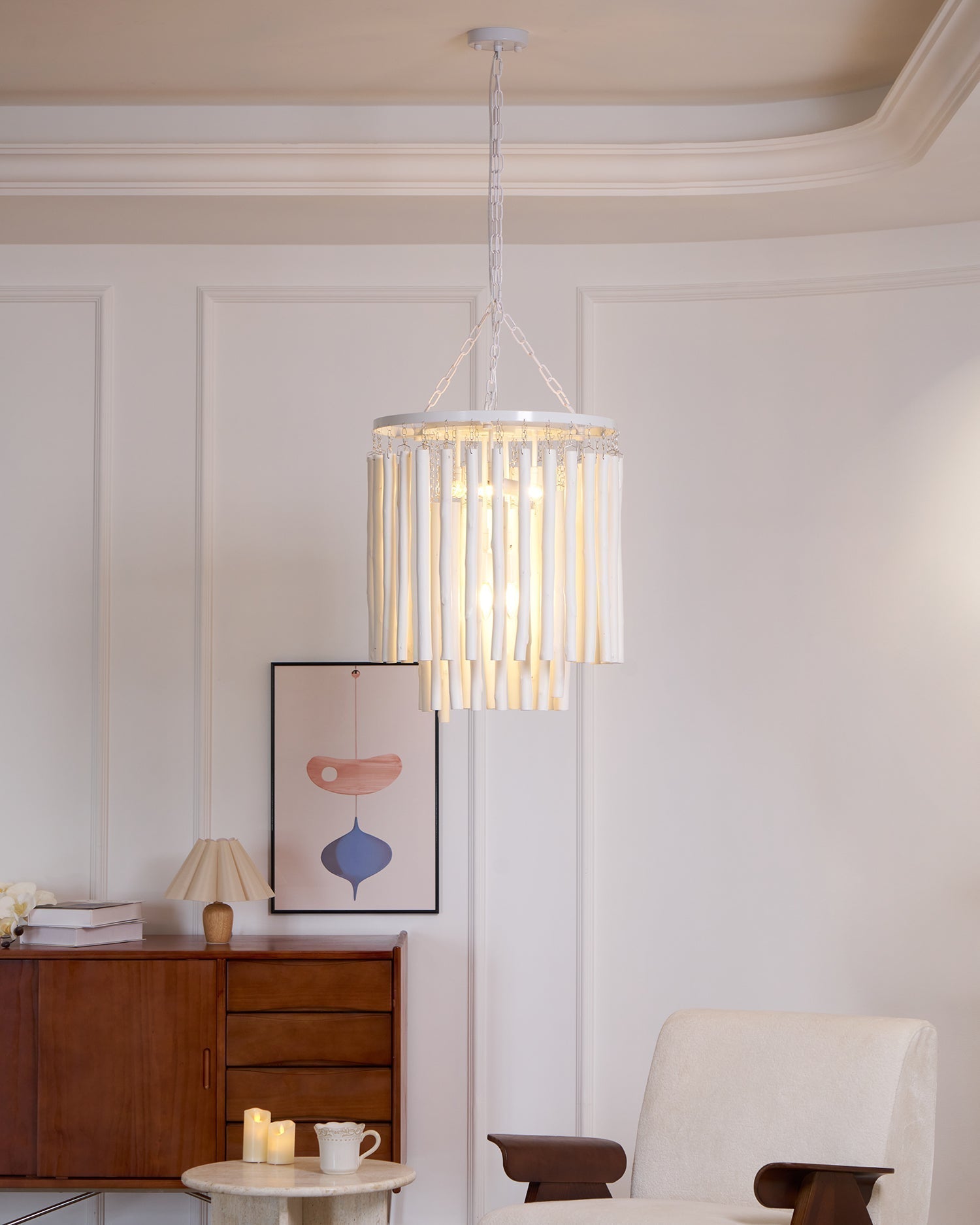 Nyphaiel Postmodern Luxus Holz Kronleuchter-Letslighting