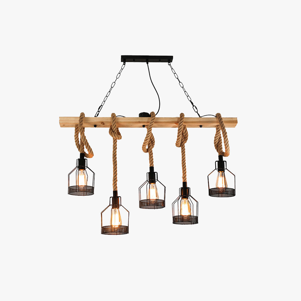 Epoch Retro LED Industrie Pendelleuchte Schwarz Metall Bar/Restaurant/Cafe