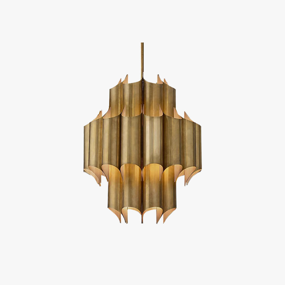 Evette Modern LED Pendelleuchte Gold Ess/Schlaf/Wohnzimmer Metall
