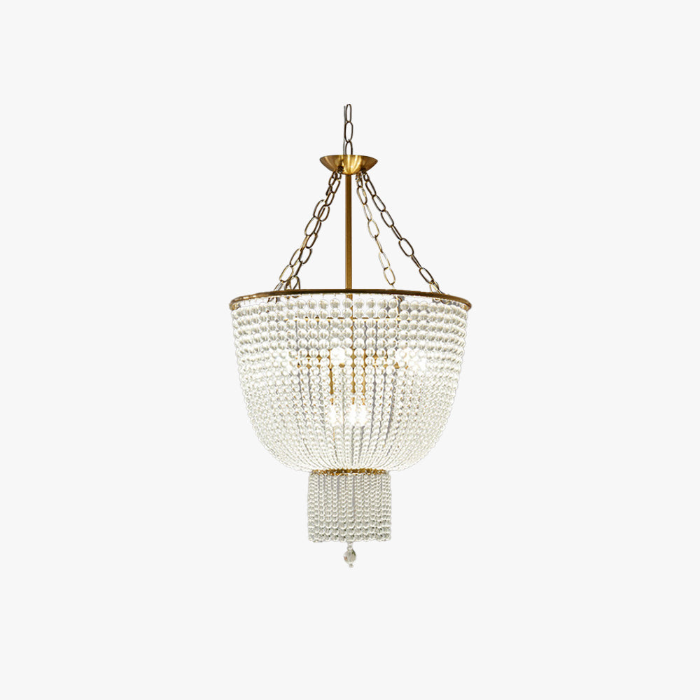 Silva Modern LED Kronleuchter Gold Kristall Wohnzimmer/Schlafzimmer