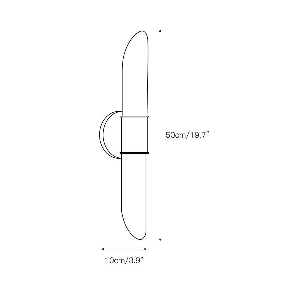 Elsolor Modern Minimalist Alabaster Wall Lamp - Letslighting